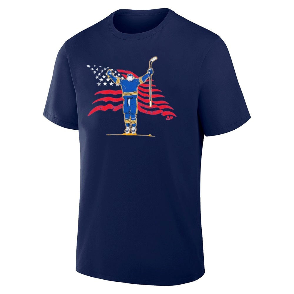Tage Thompson Stars & Stripes Superstar Pose Shirt