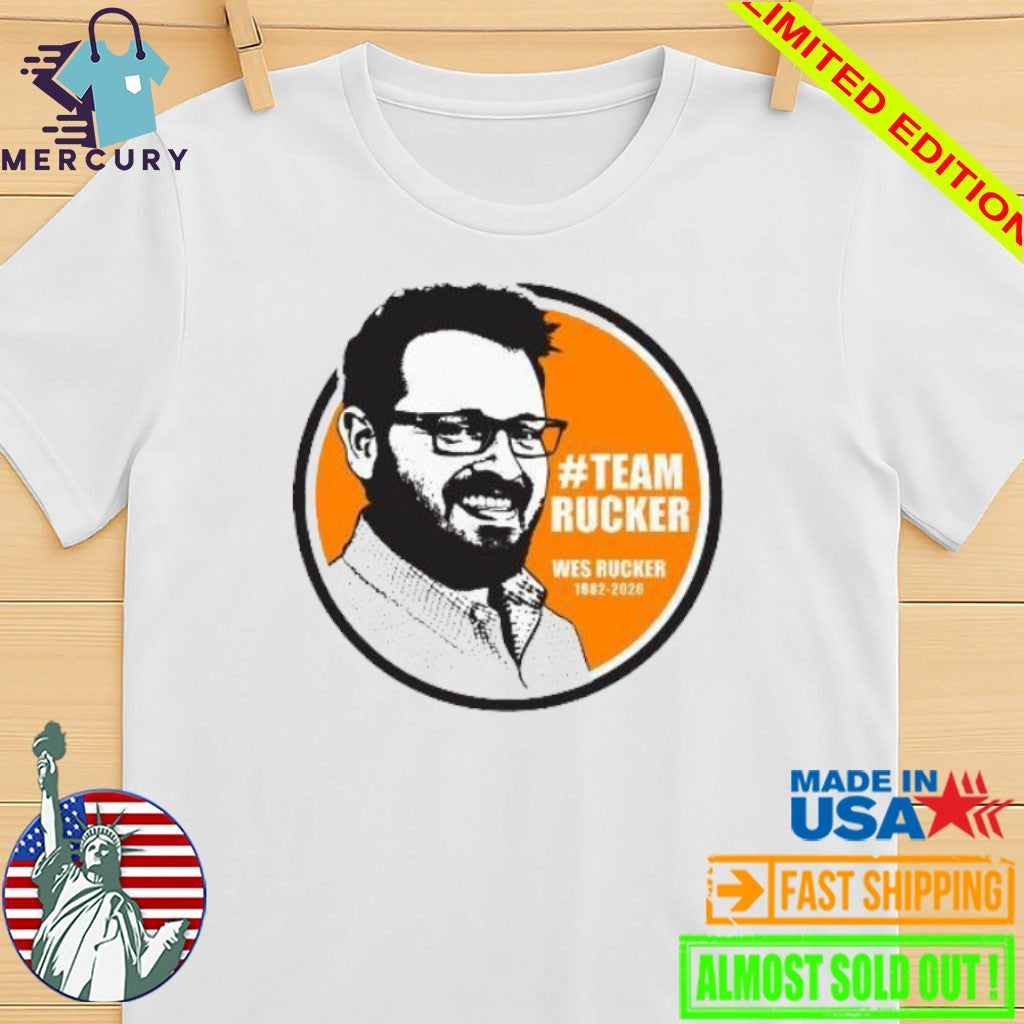 Team Rucker Wes Rucker 1982-2026 Memorial Shirt