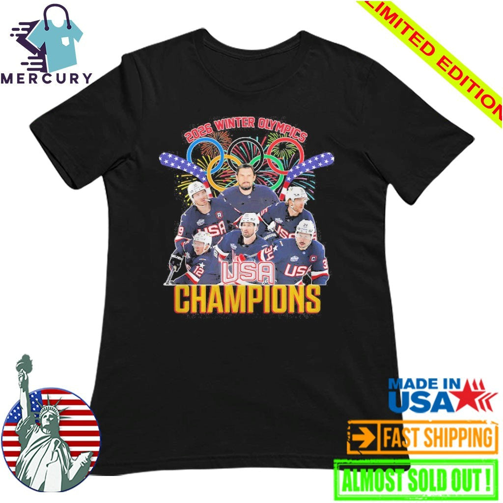 Team USA Hockey 2026 Winter Olympics Champions Shirt