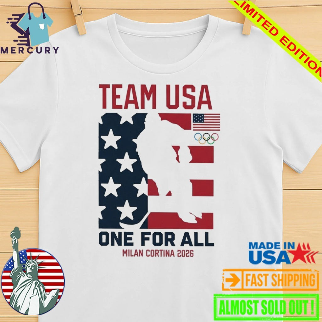 Team USA One For All Milano Cortina 2026 Winter Olympics Shirt