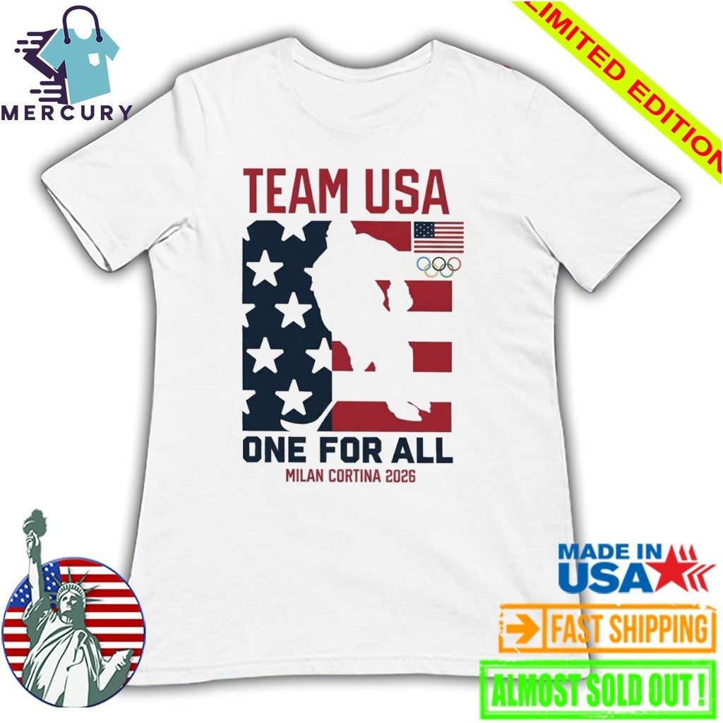 Team USA One For All Milano Cortina 2026 Winter Olympics Shirt
