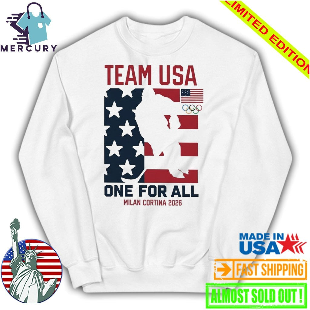 Team USA One For All Milano Cortina 2026 Winter Olympics Shirt