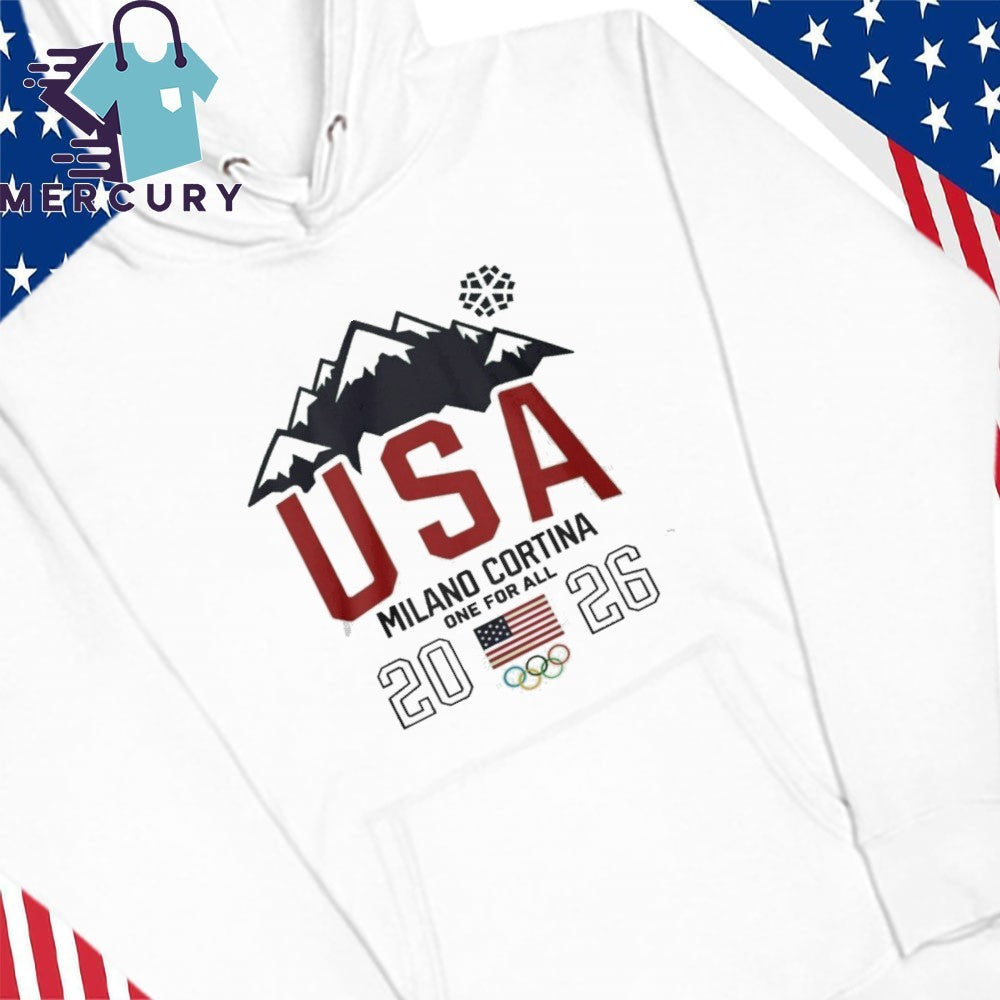 Team Usa 2026 Olympic Milano Cortina One For All Shirt
