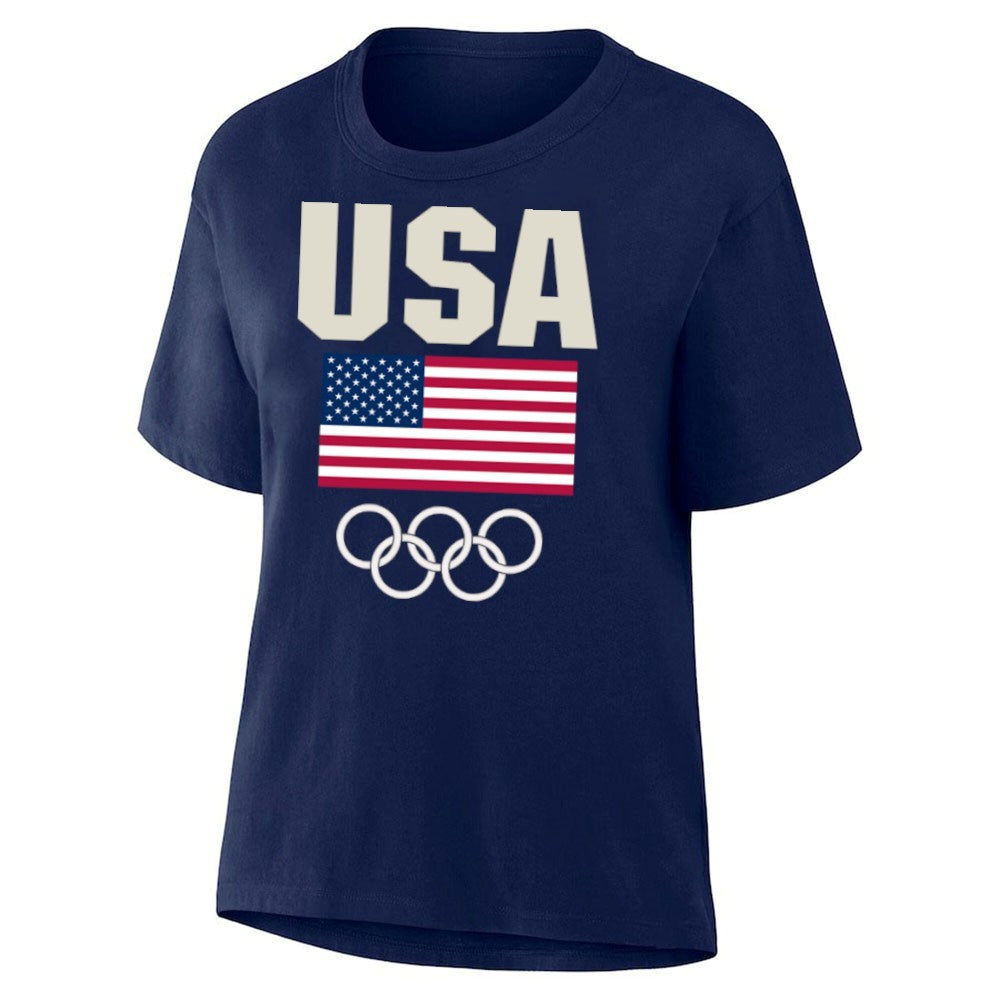 Team Usa Olympic Golf 2026 Usa Flag Shirt