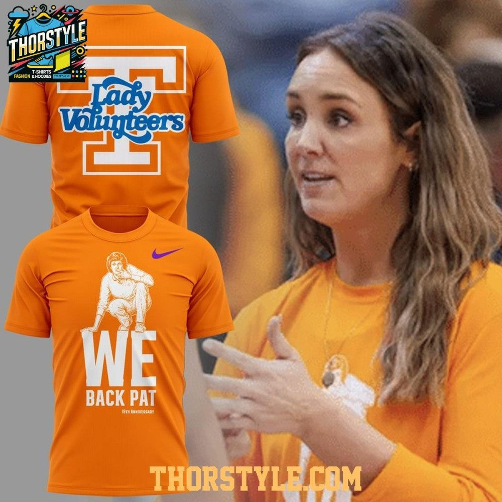Tennessee Volunteers Lady Vols Basketball 2026 We Back Pat Night Shirt