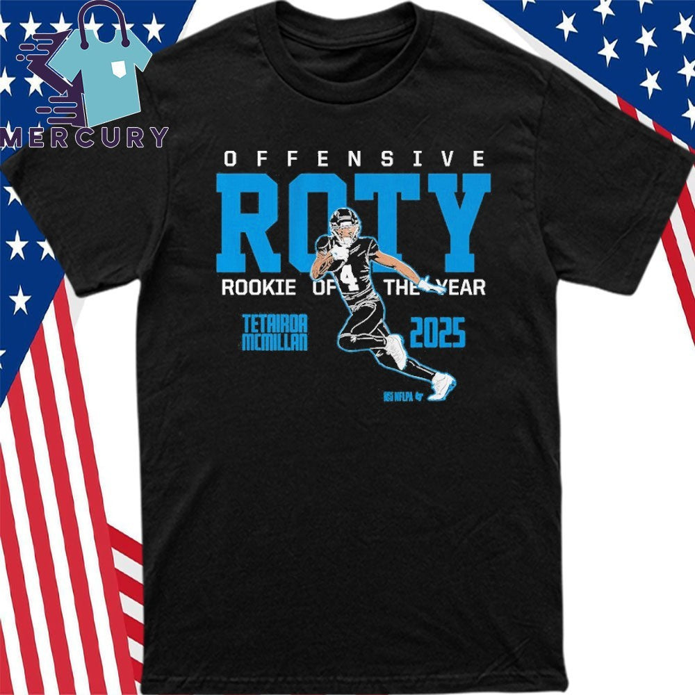 Tetairoa McMillan 2025 Offensive Rookie of the Year Shirt