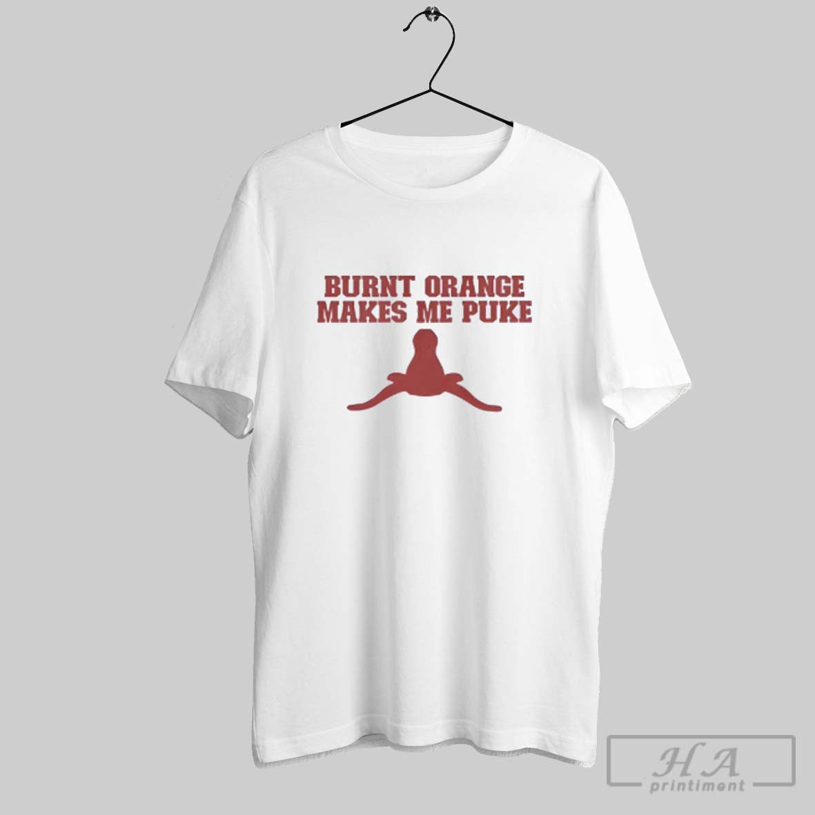 Official Texas Longhorn Burnt Orange Makes Me Puke Football T