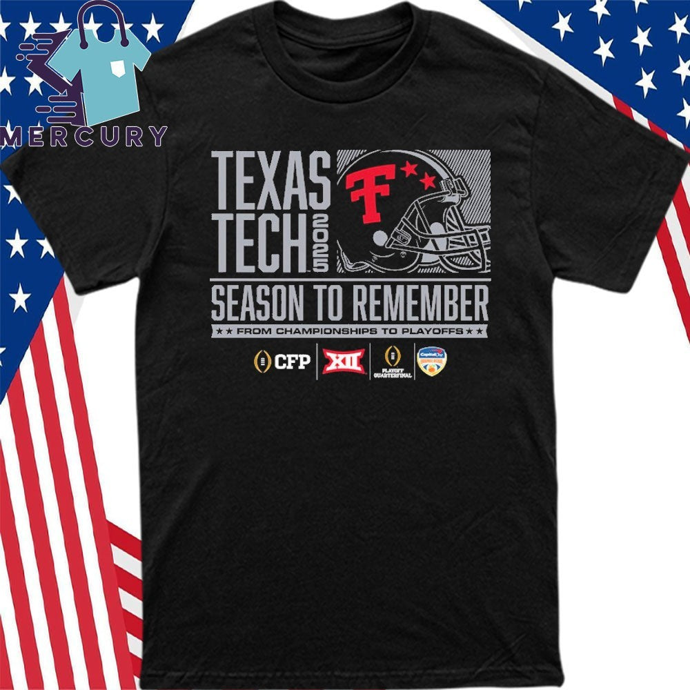 Texas Tech 2025 Football Season To Remember Shirt