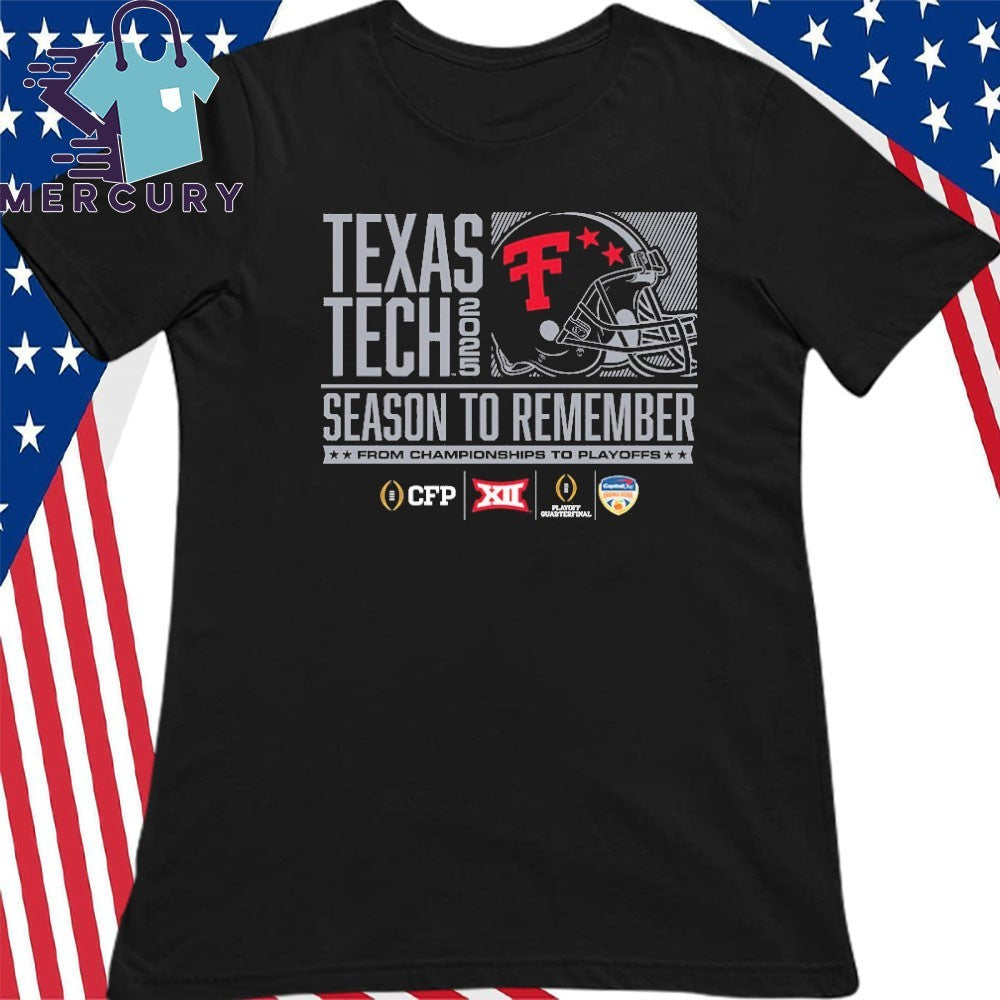 Texas Tech 2025 Football Season To Remember Shirt