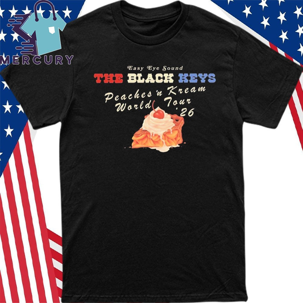 The Black Keys 2026 Tour Peaches N Kream World Tour Shirt