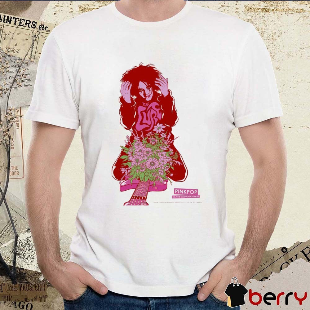 The Cure Pinkpop Festival 2026 Megaland Landgraaf Netherlands June 19-21 t-shirt