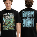 The Devil Wears Prada Band Chainsaw Brutality Tornado Shirt