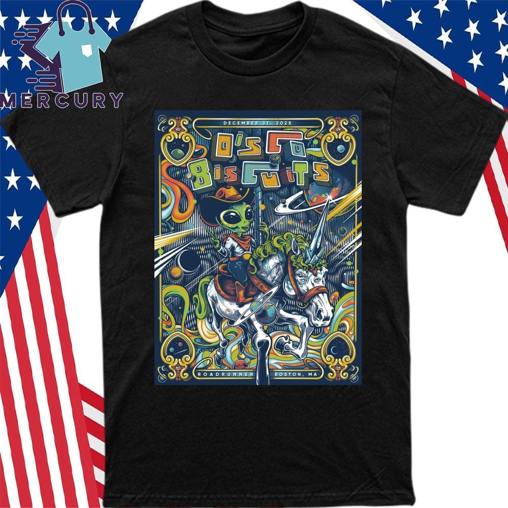 The Disco Biscuits Dec 31 2025 Roadrunner Boston MA Poster Shirt