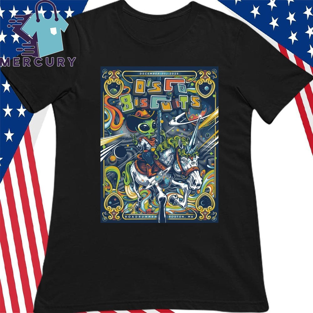 The Disco Biscuits Dec 31 2025 Roadrunner Boston MA Poster Shirt