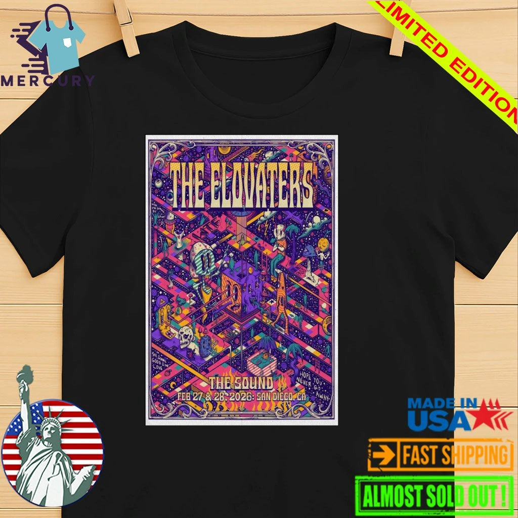 The Elovaters Feb 27-28 2026 at The Sound Del Mar, San Diego, CA Poster Shirt