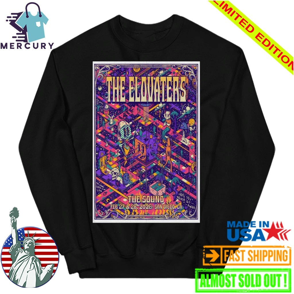 The Elovaters Feb 27-28 2026 at The Sound Del Mar, San Diego, CA Poster Shirt