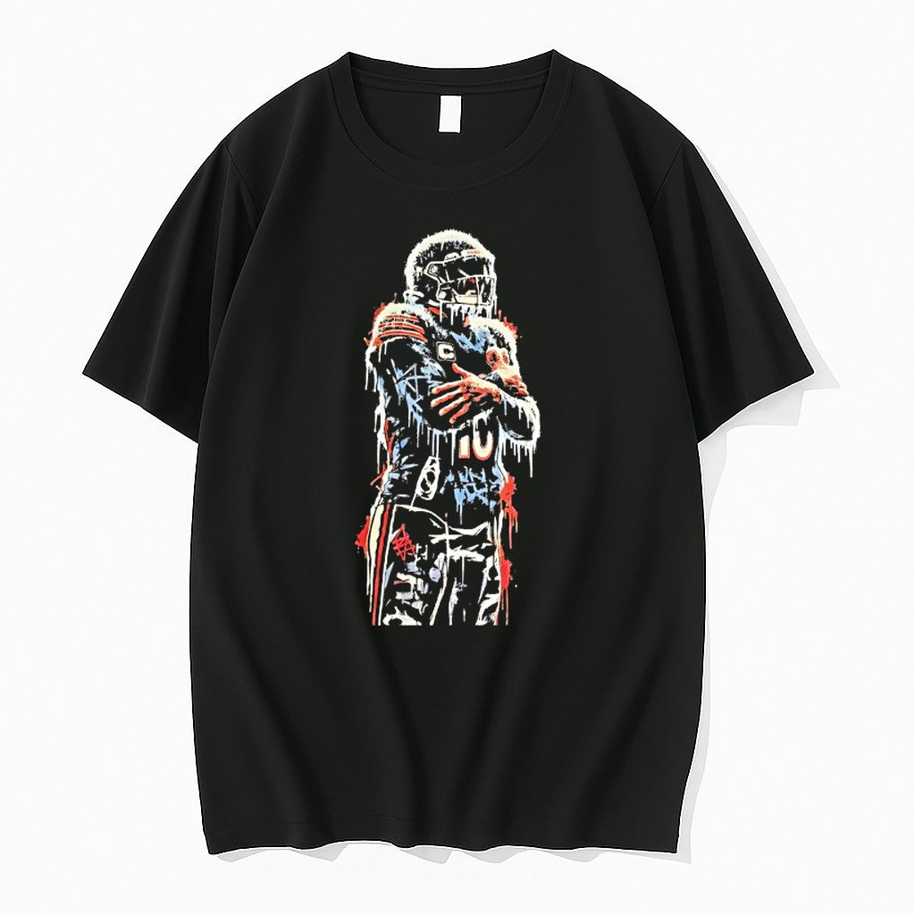 Official The Iceman Caleb Williams Chicago Bears Football Graphic T Shirts Jpg