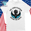 The Loon Platoon Defend The North Rebel Loon Platoon Minnesota Shirt