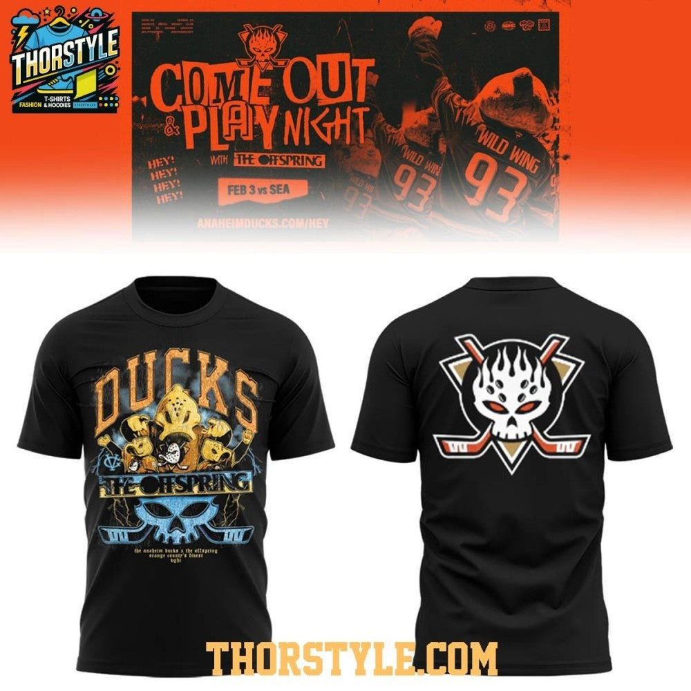 The Offprings x Aneheim Ducks Supercharged Tour 2026 Shirt