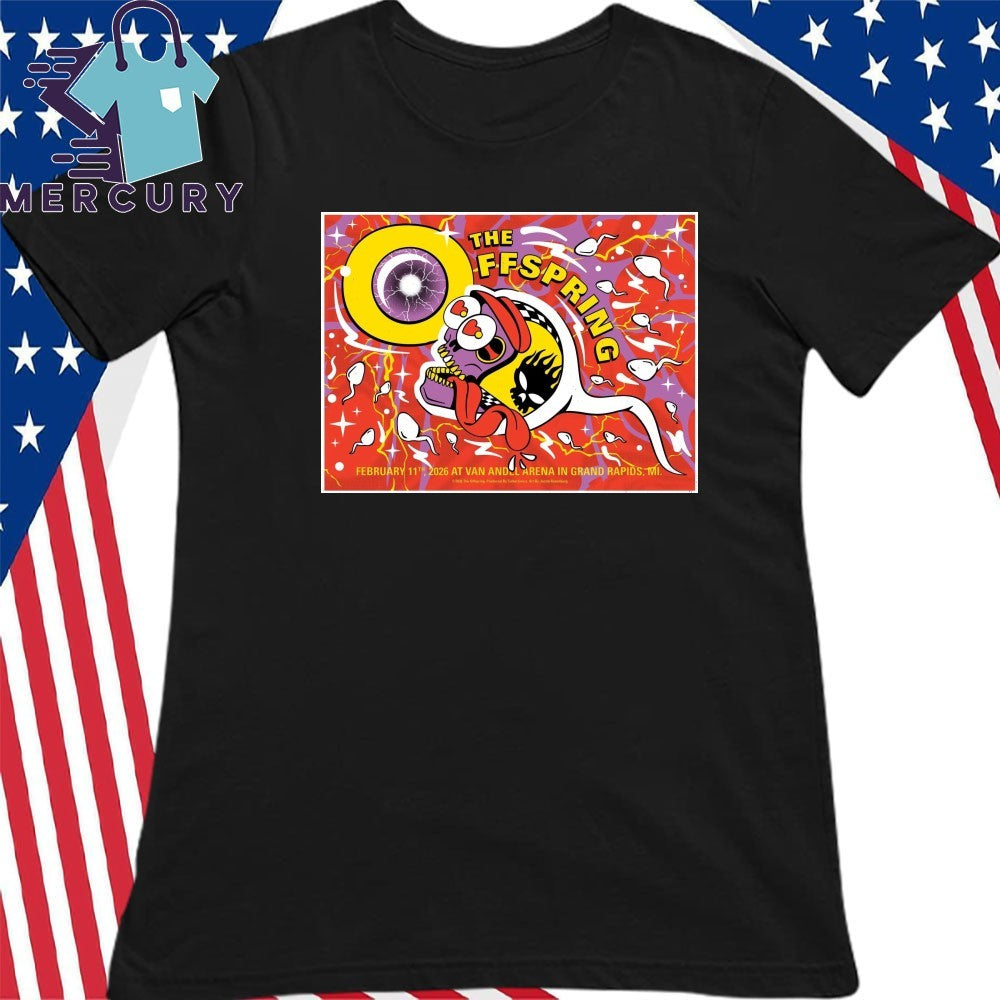 The Offspring February 11, 2026 At Van Andel Arena In Grand Rapids, MI Postre Shirt
