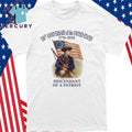 The United States 250th anniversary 1776-2026 Descendant of a Patriot flag shirt