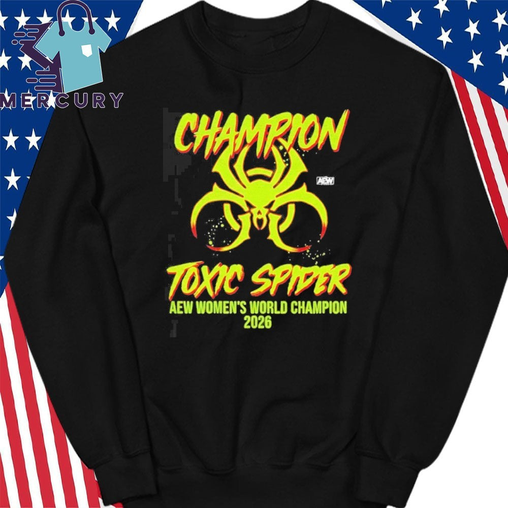 Thekla Kaischauri Toxic Spider Women’s AEW World Champion 2026 Shirt