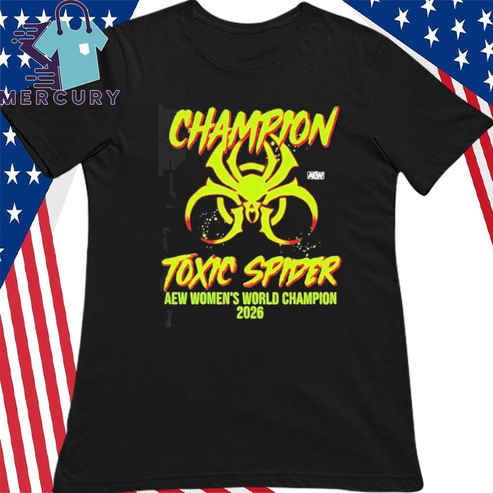Thekla Kaischauri Toxic Spider Women’s AEW World Champion 2026 Shirt