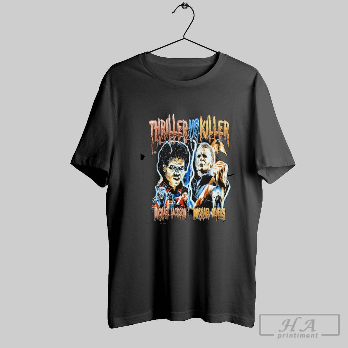 Official Thriller Vs Killer Michael Jackson Against Michael Myers Graphic