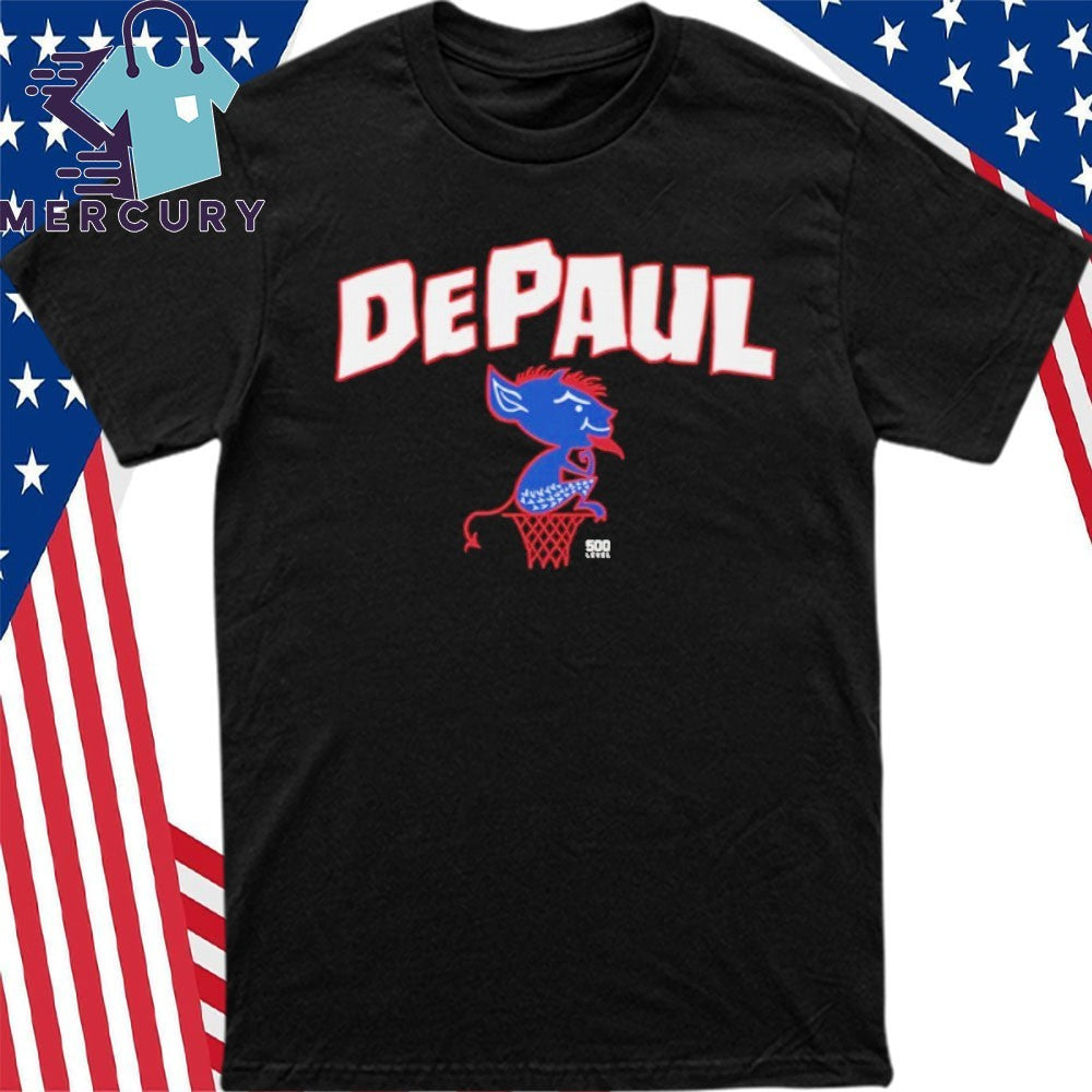 Toddler DePaul Demons Billy Basketball Shirt