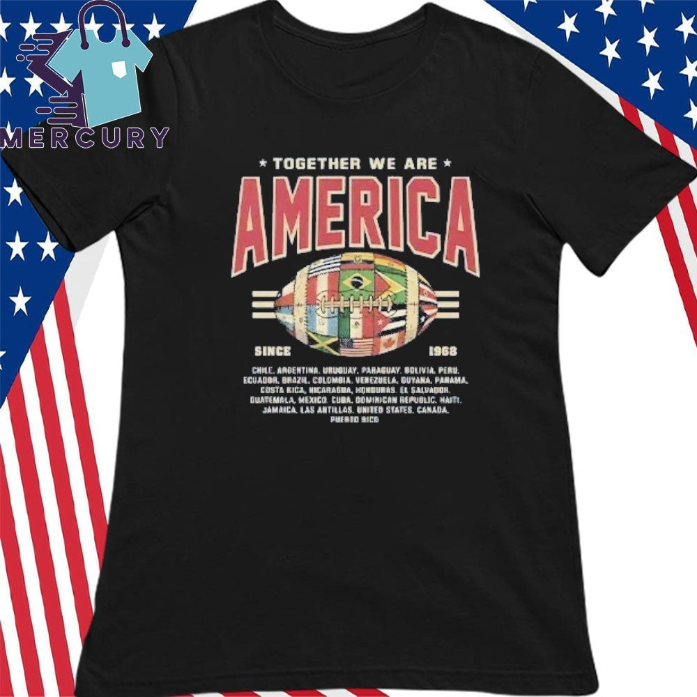 Together We Are America American Football Shirt