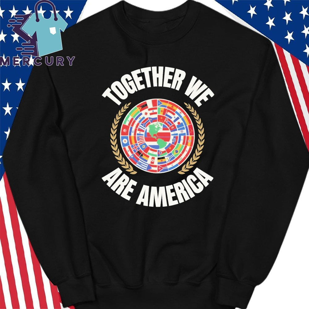 Together We Are America Latin America Flag Circle Shirt