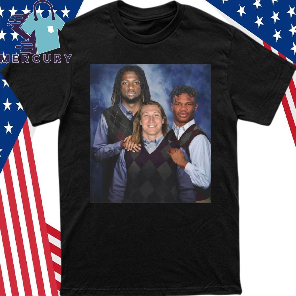 Travis Hunter Trevor Lawrence Brian Thomas Jr. Step Brothers Shirt