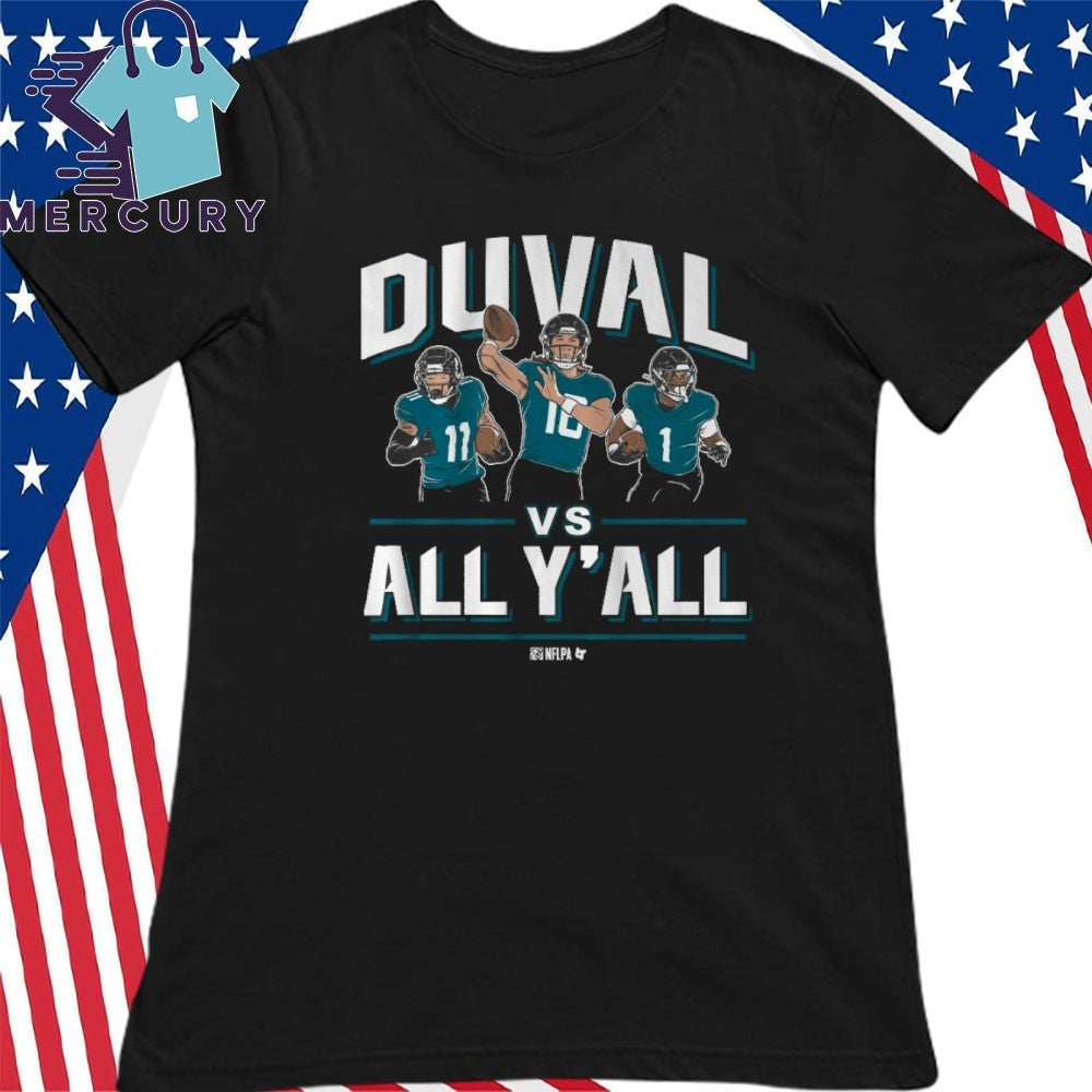 Trevor Lawrence, Travis Etienne, & Parker Washington Duval vs. All Y’all Shirt