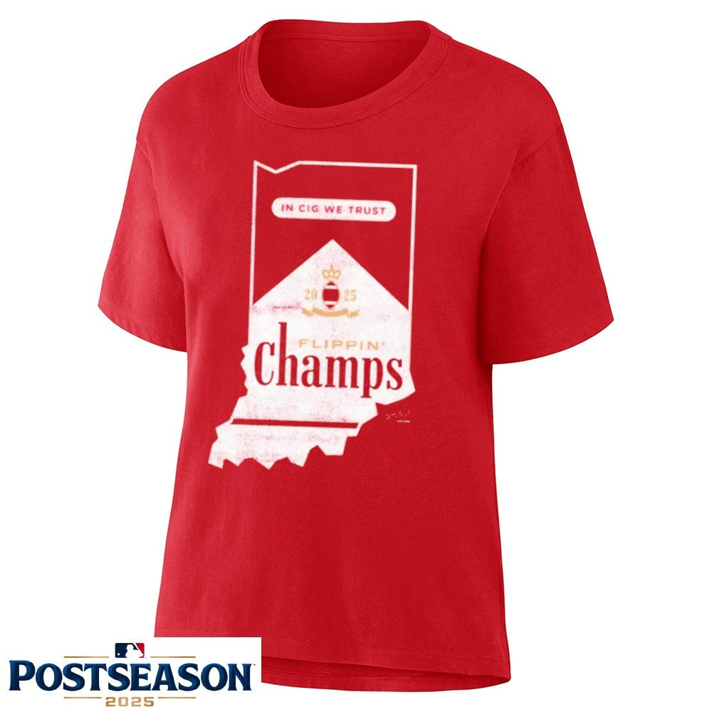 Tricia Whitaker Flippin Champs Indiana College Football Fans Shirt