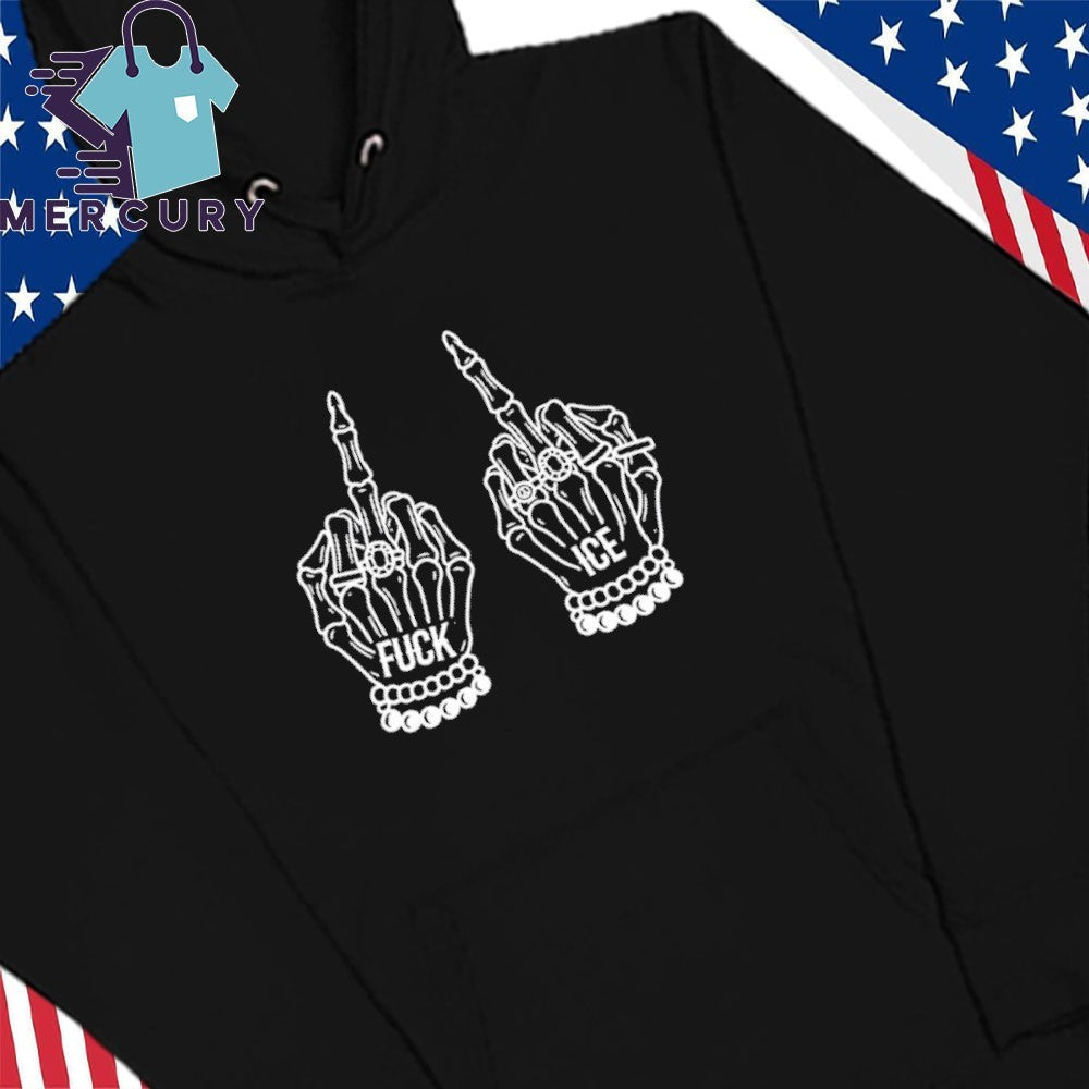 Trump Fuck Ice Middle Finger Shirt