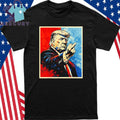 Trump Middle Finger 2026 Meme Vintage Funny Shirt