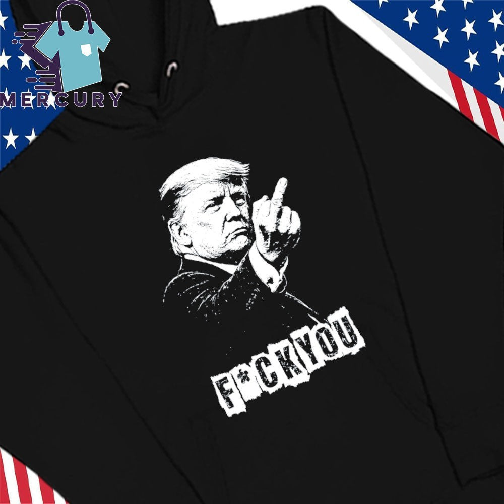 Trump Middle Finger 2026 Political Meme Trump Flipping The Bird Shirt