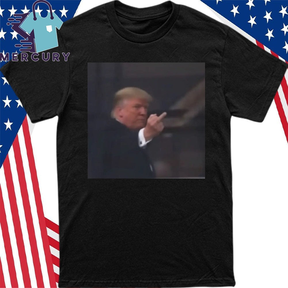 Trump Middle Finger To Ford Worker Shirt