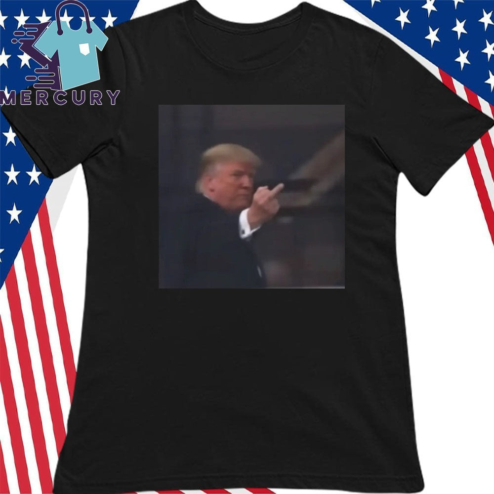 Trump Middle Finger To Ford Worker Shirt