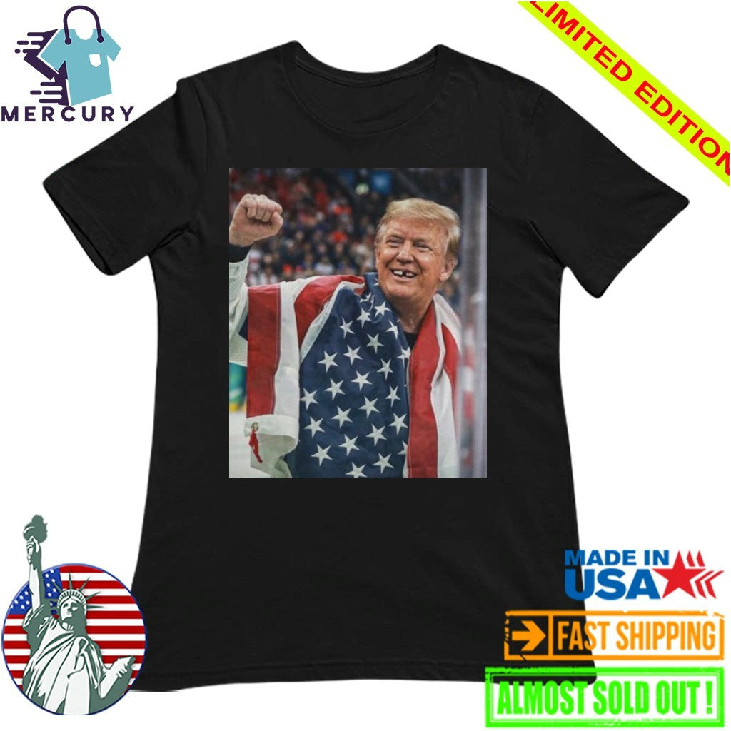 Trump Teeth Gold Usa Olympics Win Shirt