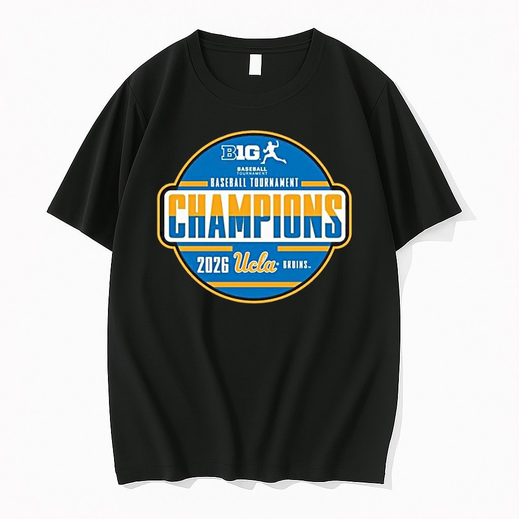 Official Ucla Bruins 2026 Big Ten Baseball Tournament Champions 1 T Shirts Jpg