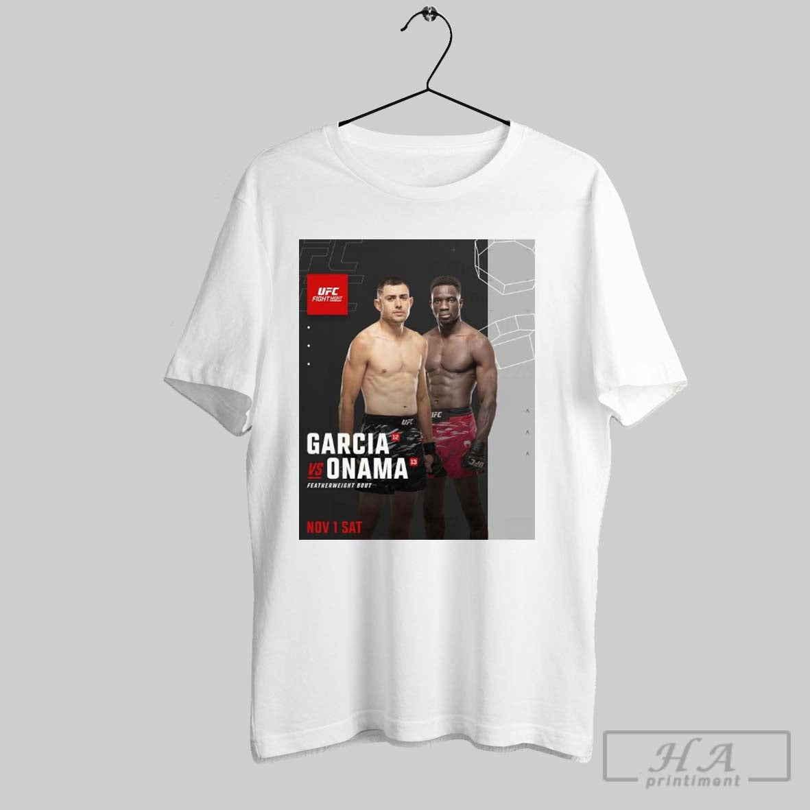 Official Ufc Fight Night Garcia Vs Onama Featherweight Bout Nov 1 Sat