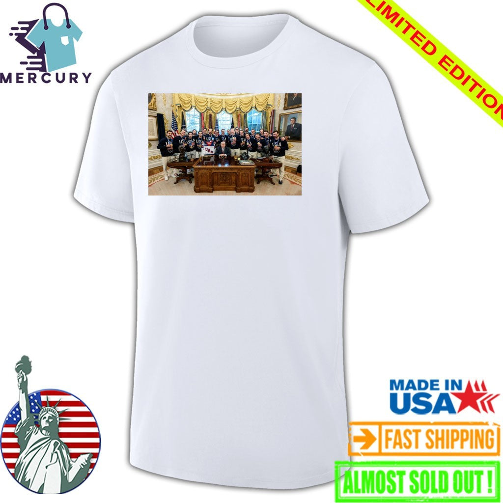 US Men’s Hockey Team Visits President Trump at White House Shirt