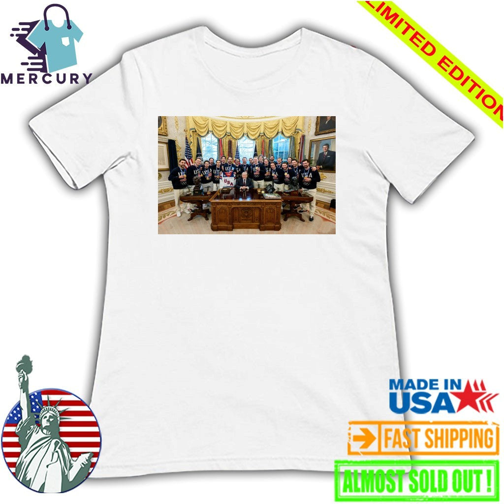 US Men’s Hockey Team Visits President Trump at White House Shirt