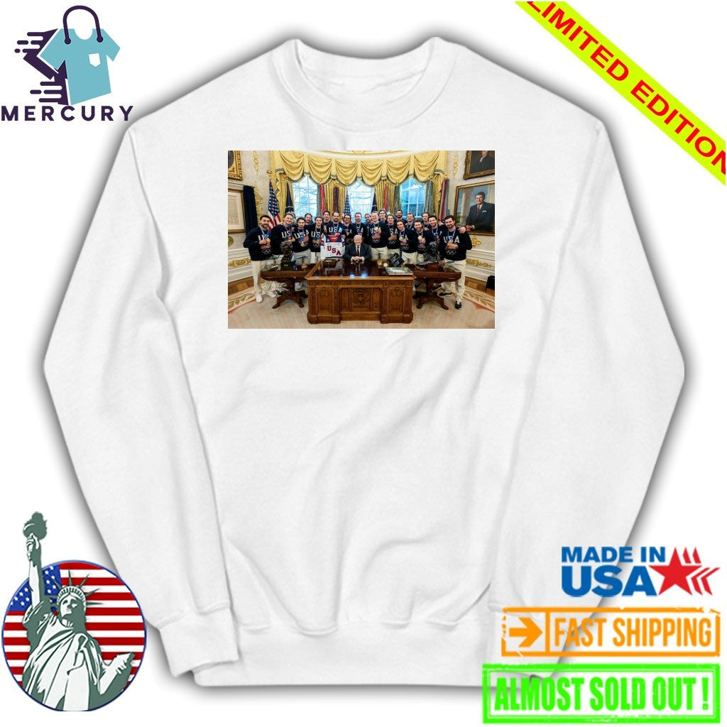 US Men’s Hockey Team Visits President Trump at White House Shirt