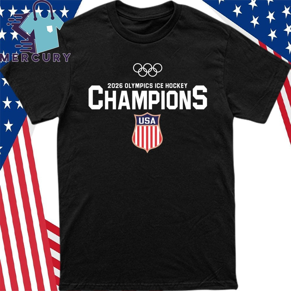 USA 2026 Olympic ICE Hockey Champions Shirt