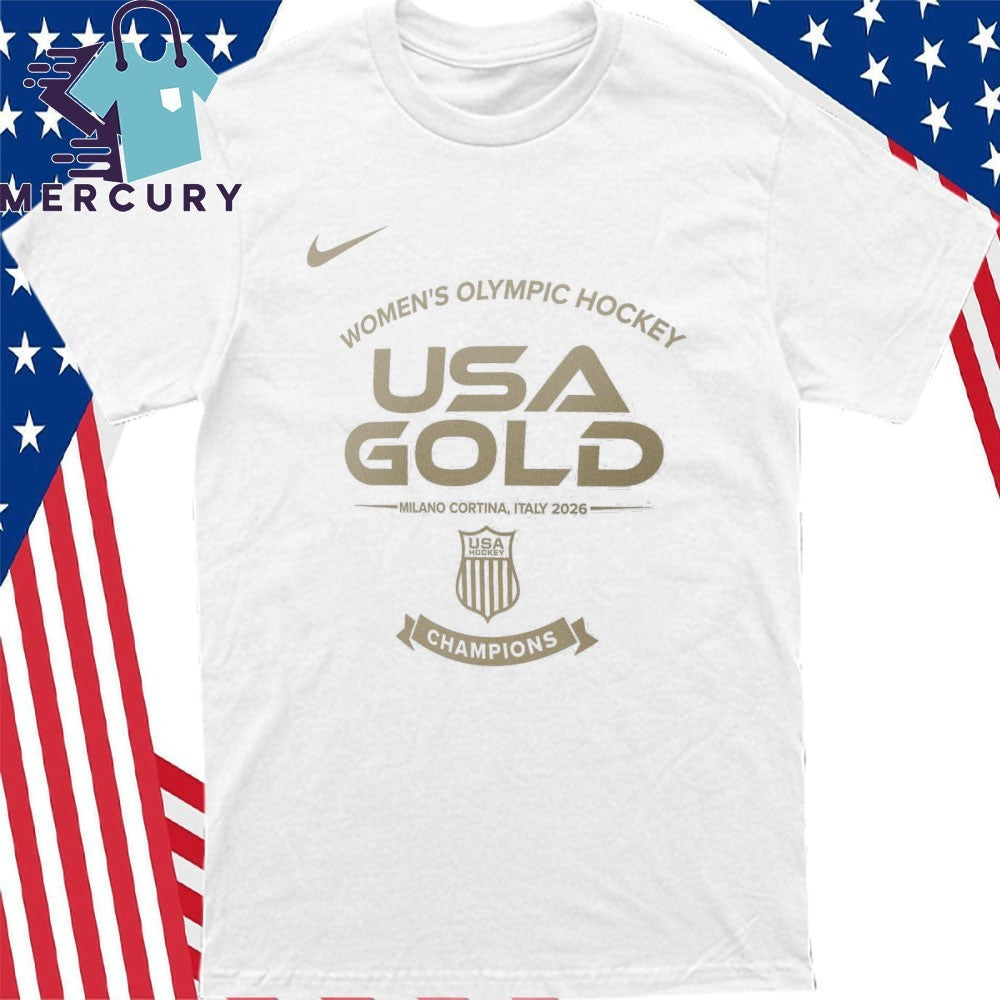 USA 2026 Women’s Olympic Hockey Champions Shirt