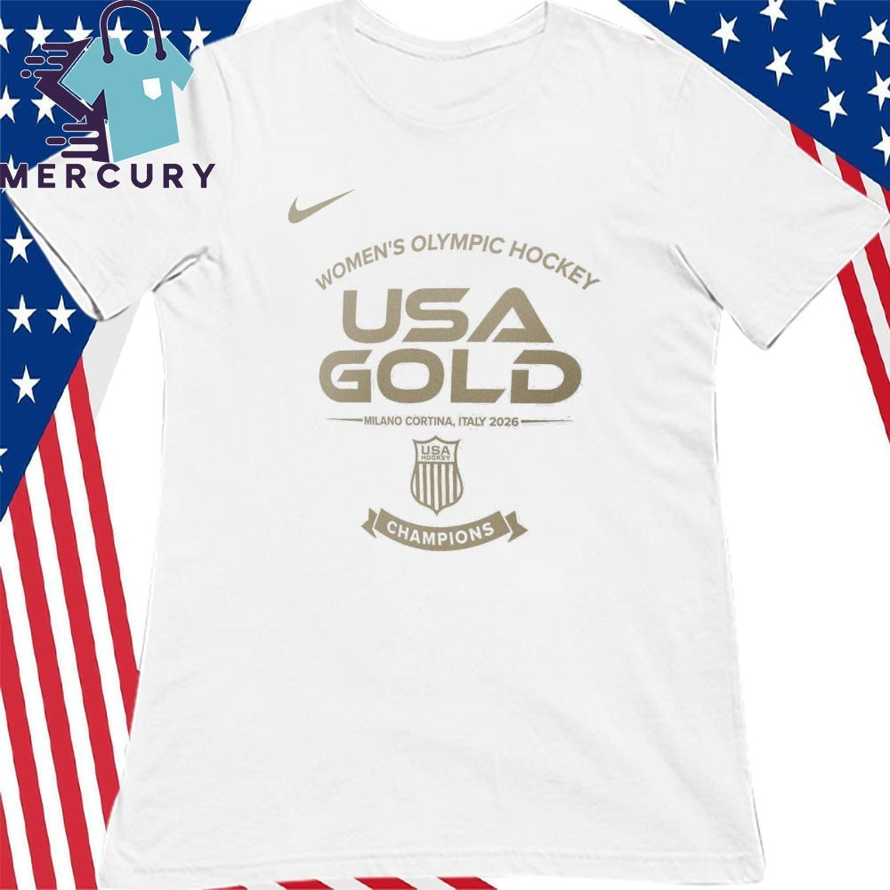 USA 2026 Women’s Olympic Hockey Champions Shirt