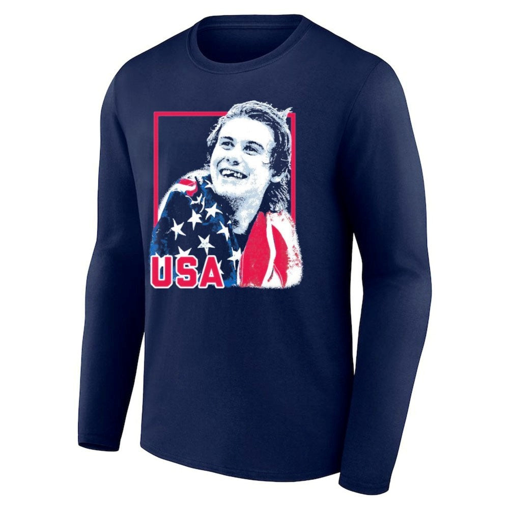 USA Champion Jack Hughes 2026 Olympic Shirt