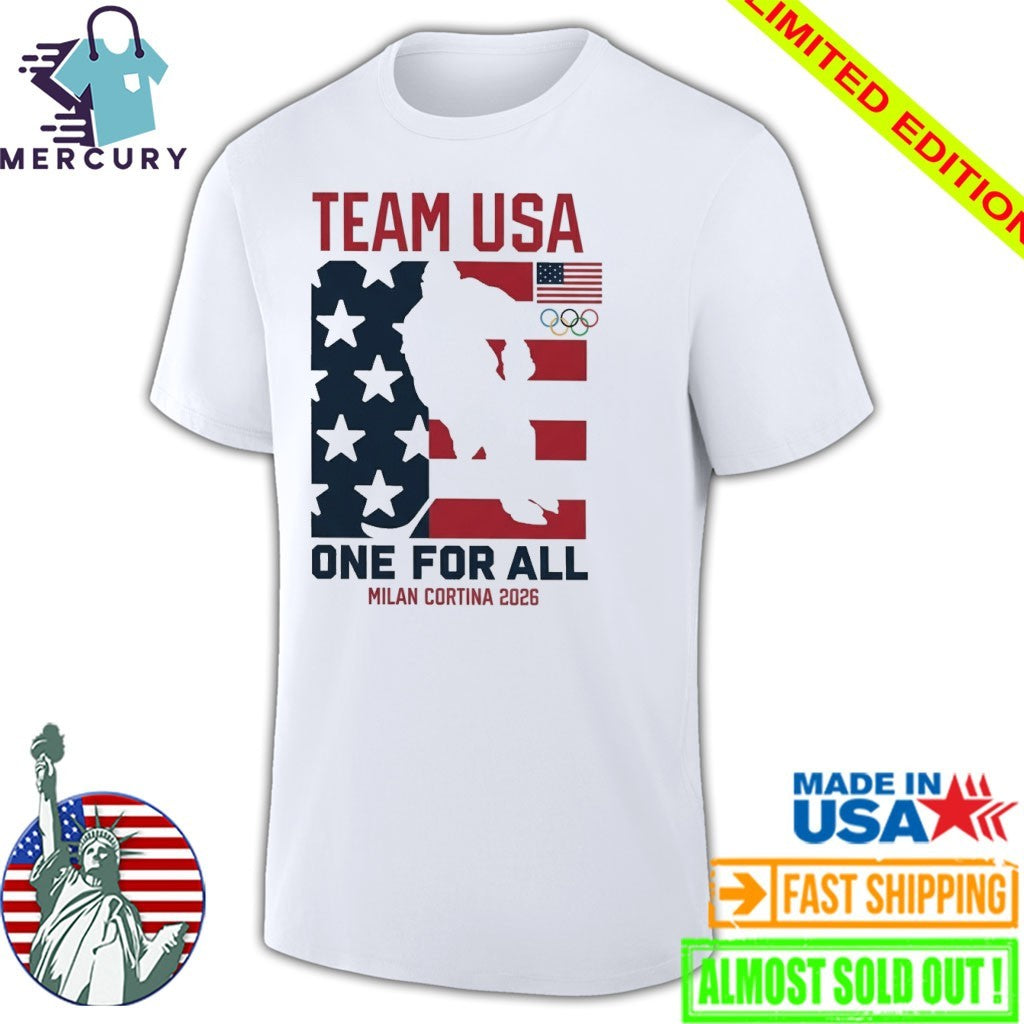 USA Hockey 2026 Winter Olympics Heart of Gold Shirt